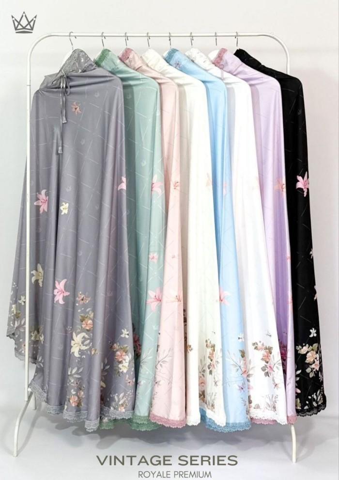 Mukena Royale Premium Silk Ameena, Raya, Rose, Zeta, Maiza , Zara 5D