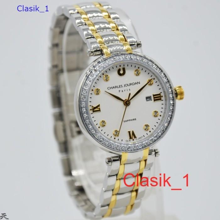 Original 100%!! Jam Tangan Analog Ladies Charles Jourdan CJ1007-2113S