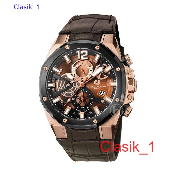 Original 100%!! Jam Tangan Analog Man Charles Jourdan CJ1014-1545C