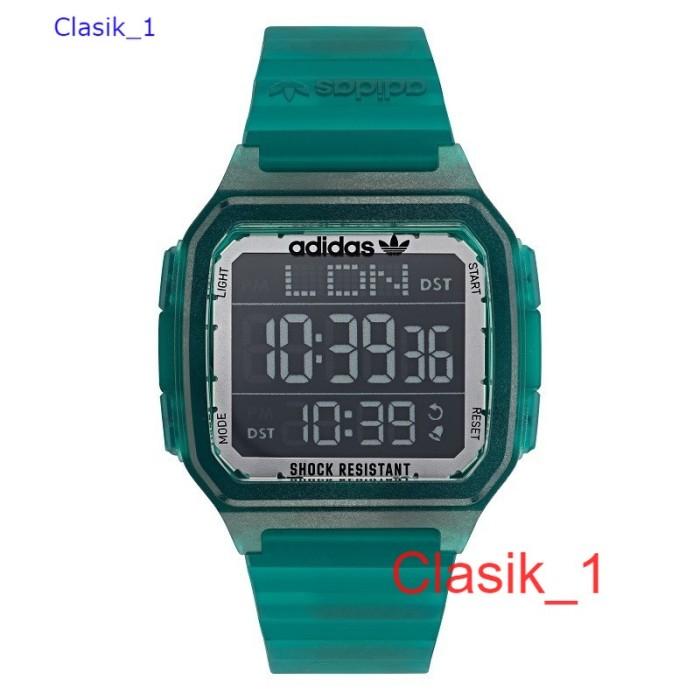 Original 100%!! Adidas AOST22048 DIGITAL ONE GMT Jam Tangan Pria Green