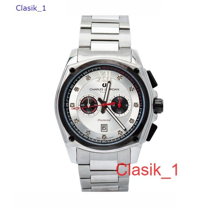 Original 100%!! Jam Tangan Pria Charles Jourdan CJ1011-1313C DIAMOND