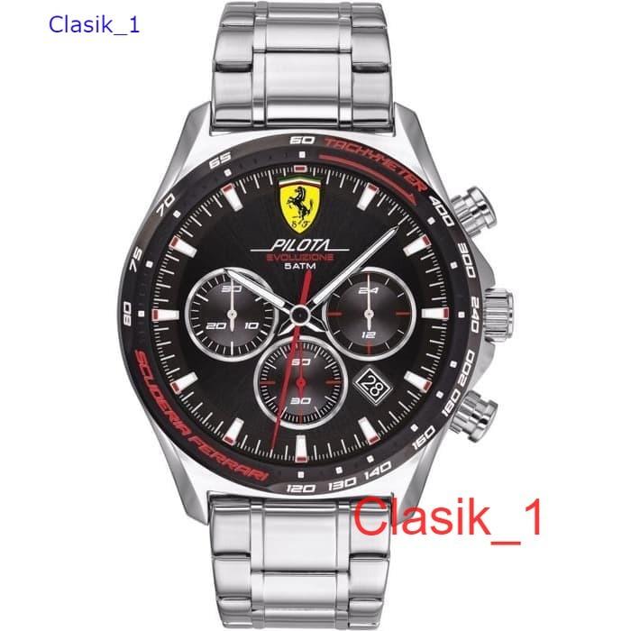 Original 100%!! Jam Tangan Pria Scuderia Ferrari 0830714