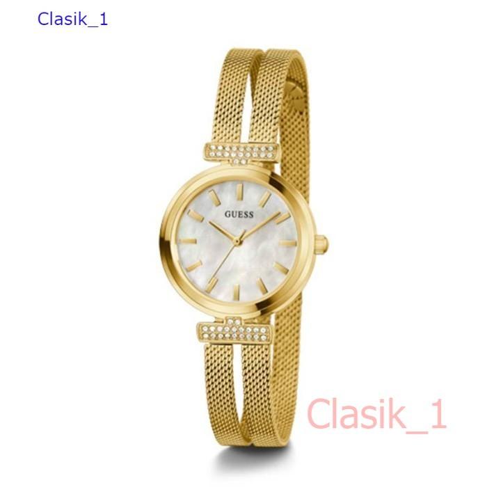 Original 100%!! GUESS GW0471L2  ARRAY Jam Tangan Wanita  Gold Mesh
