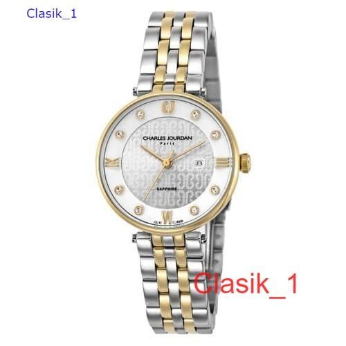 Original 100%!! Jam Tangan Analog Ladies Charles Jourdan CJ1008-2113