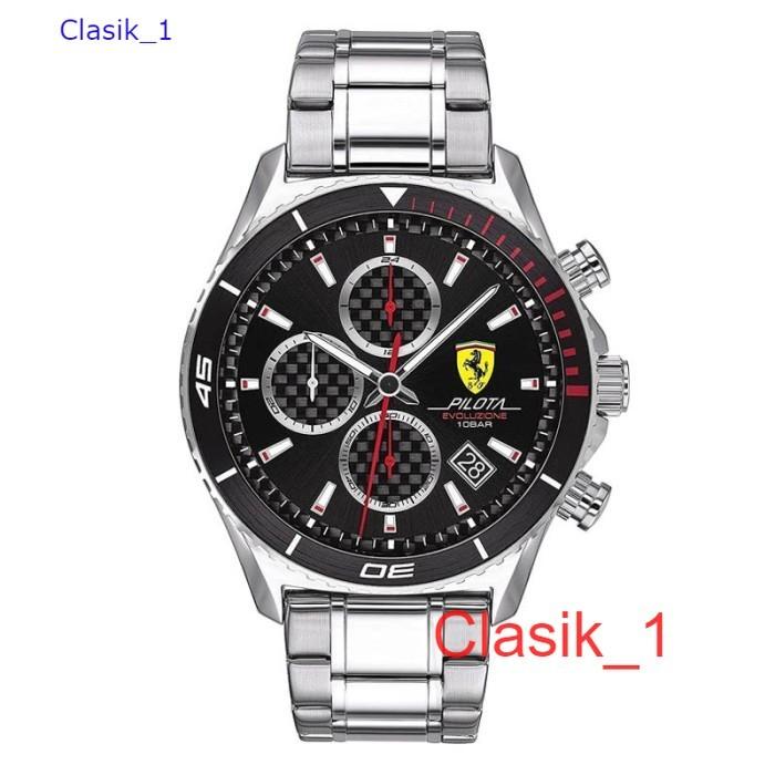 Original 100%!! Jam Tangan Pria Ferrari Scuderia Pilota Evo 0830772