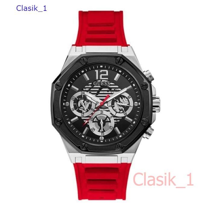 Original 100%!! GUESS GW0263G3 MOMENTUM Jam Tangan Pria Red