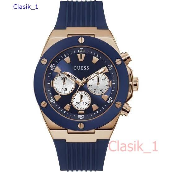 Original 100%!! GUESS Watches GW0057G2  POSEIDON Jam Tangan Pria  Blue
