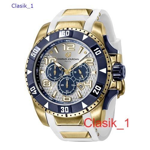 Original 100%!! Charles Jourdan Jam Tangan Pria CJ1026-1215C