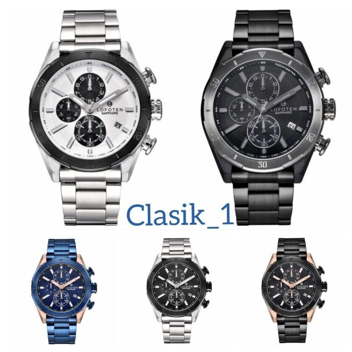 Original 100%!! Jam Tanagn Pria LOFOTEN F-6517 6517 Sapphire