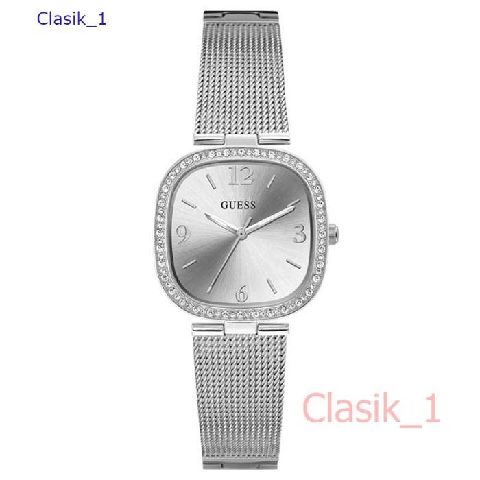 Original 100%! GUESS GW0354L1  TAPESTRY Jam Tangan Wanita  Mesh Silver