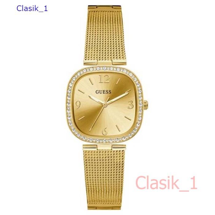 Original 100%!! GUESS GW0354L2 TAPESTRY Jam Tangan Wanita Mesh Gold