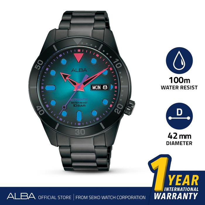 Jam Tangan Pria Alba Tokyo Neon Automatic AL4175 Original Terbaru 2020