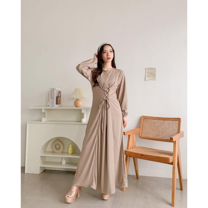 Termurah! Zf - Dress Muslim - Gamis Shakira - Gamis Hijab - Gamis