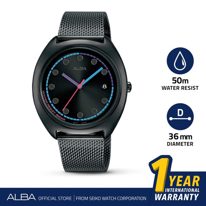 Jam Tangan Wanita Alba Tokyo Neon Quartz AG8K53 Original Terbaru 2020