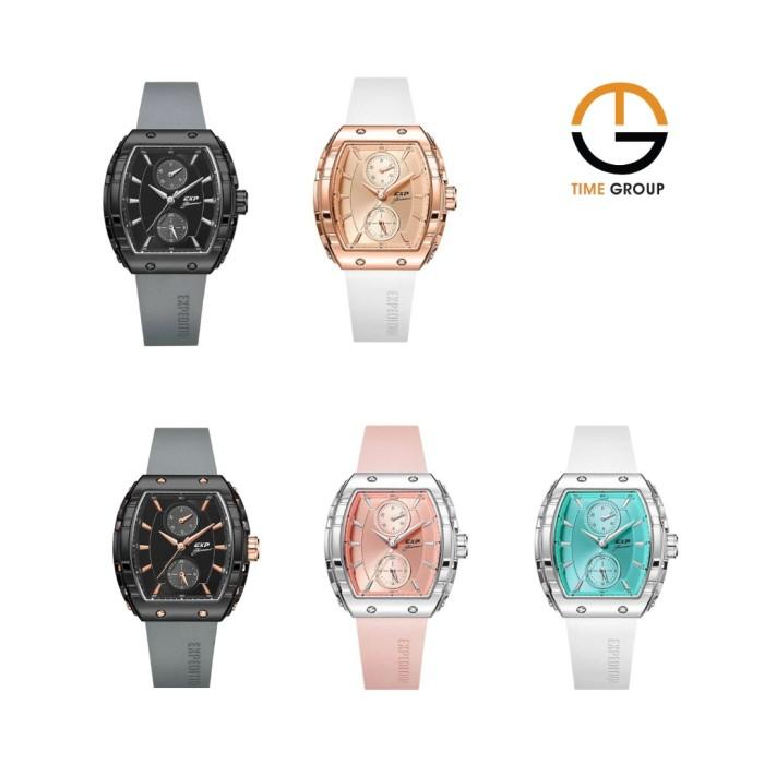 JAM TANGAN WANITA EXPEDITION E6782 E 6782 BFR RUBBER STRAP ORIGINAL