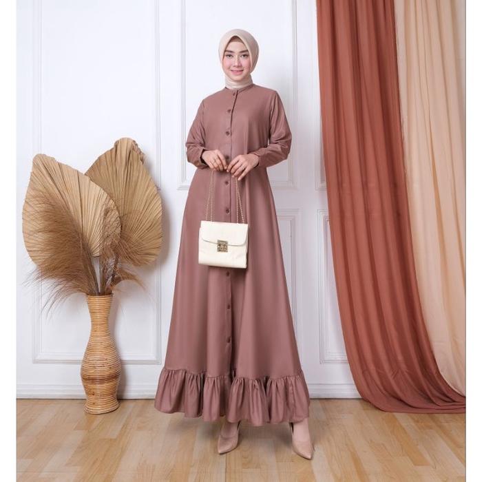 Termurah! Gamis Abaya Katun Toyobo Madina Faliha | Gamis Madina Toyobo