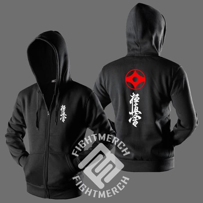 Jaket Hoodie Zipper Kyokushin Karate - Fightmerch