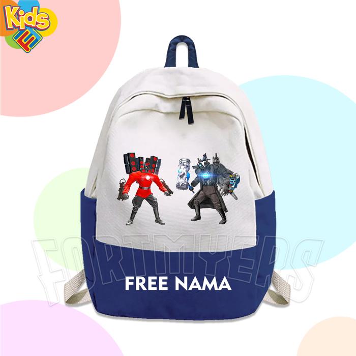 TAS RANSEL ANAK TAS SEKOLAH ANAK NEW TITAN SPEAKERMAN VS NEW TITAN