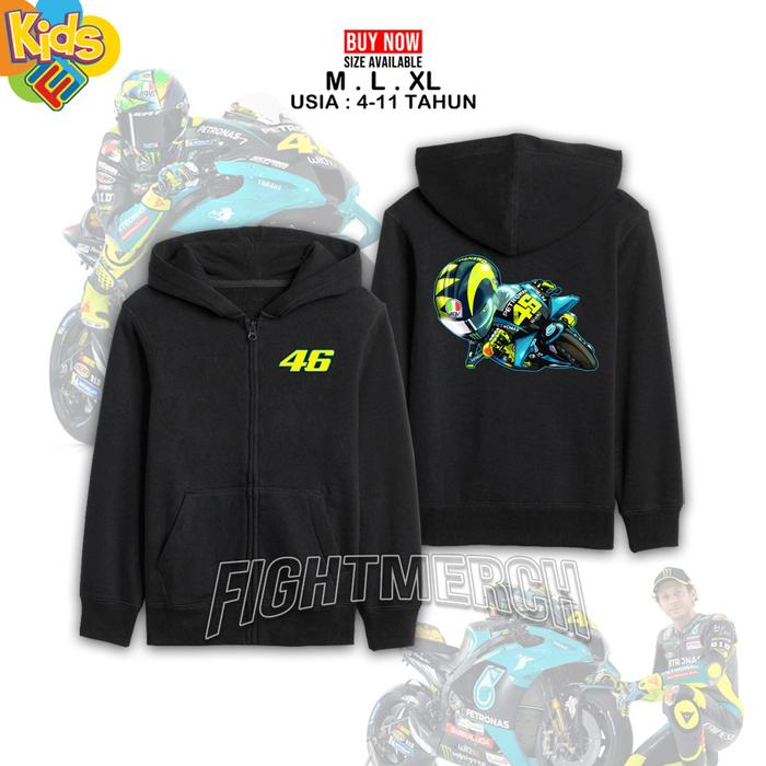 Jaket Hoodie Anak Valentino Rossi 46 Petronas Yamaha SRT