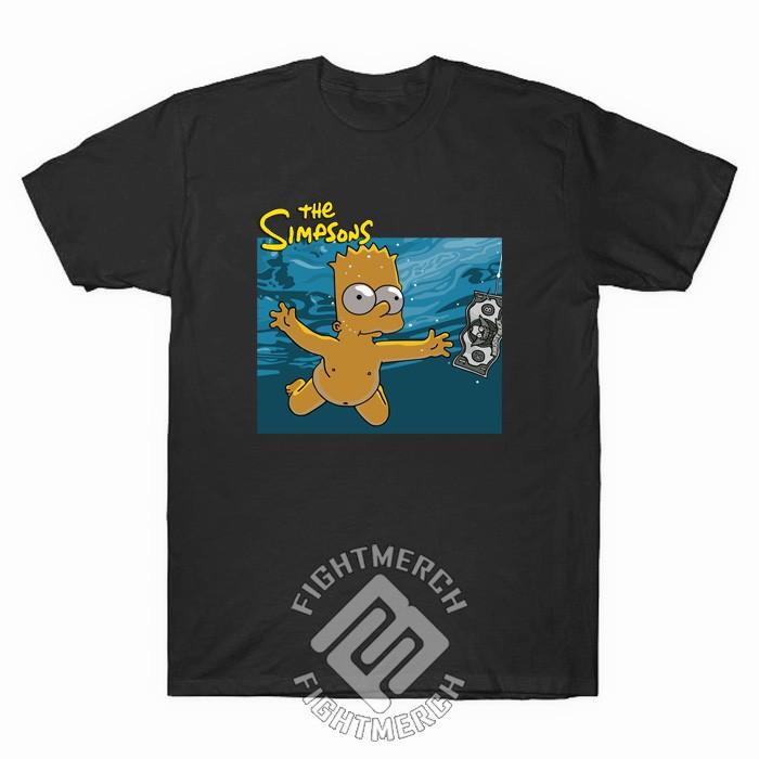 KAOS BART SIMPSON NIRVANA NEVERMIND