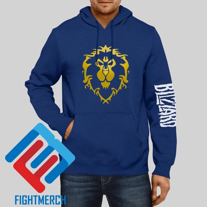 Hoodie Blizzard World Of Warcraft Alliance Logo - Fightmerch