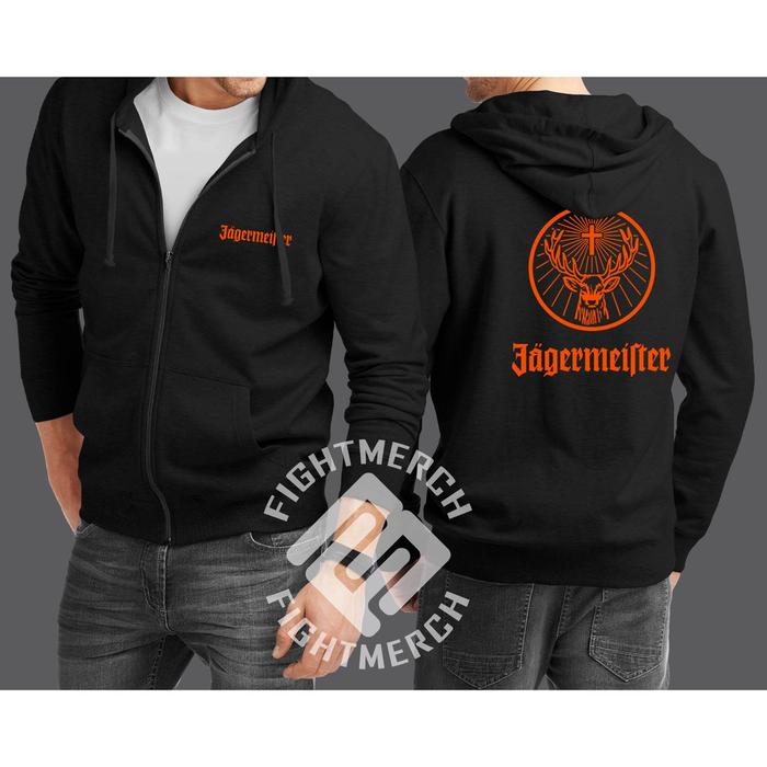 Hoodie Zipper Jagermeister - Fightmerch