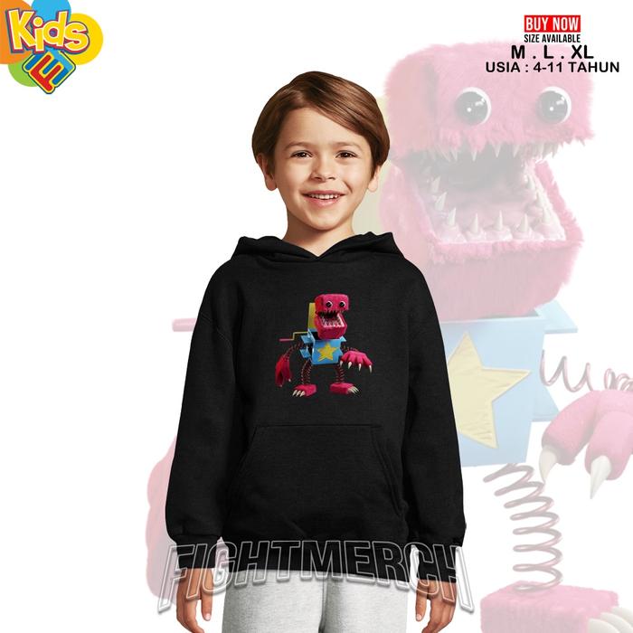JAKET HOODIE ANAK MONSTER BOXY BOO PROJECT PLAYTIME