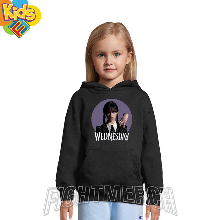 JAKET HOODIE ANAK WEDNESDAY ADDAMS