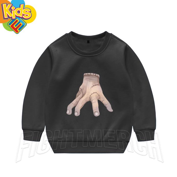 JAKET SWEATER ANAK WEDNESDAY THING FREE CETAK NAMA