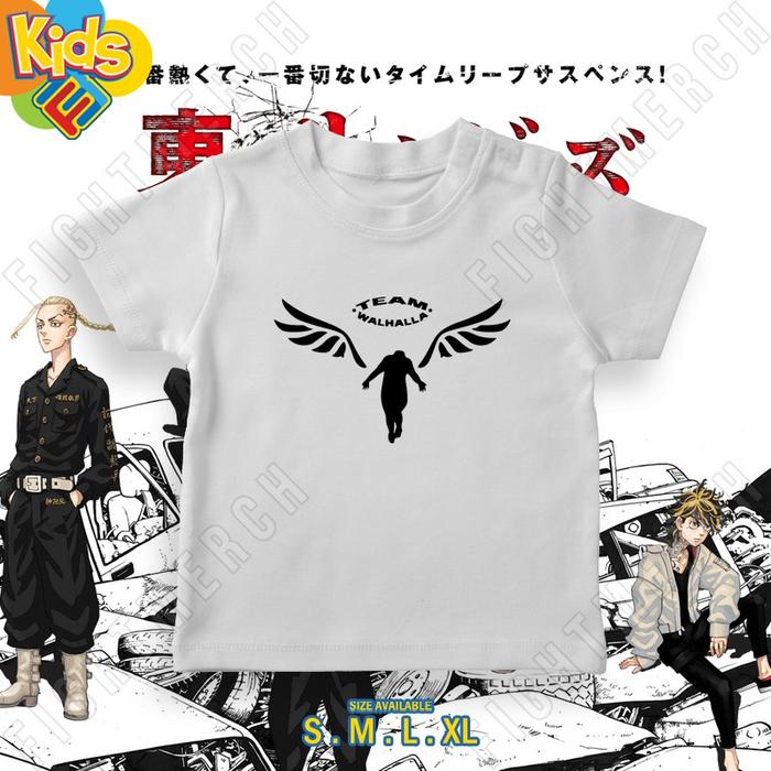 Tshirt Baju Kaos Anak Gang Valhalla Team Walhalla Tokyo Revengers 1