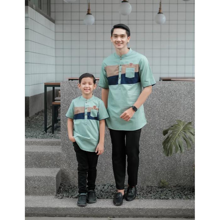 Koko Couple Al Khaleed Mint - Koko Couple Ayah Anak Marajo Mint - Koko