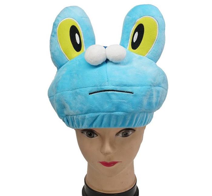Topi Froakie Topi Pokemon Hat Warm Hoodie Boneka Froakie Hat ZEC