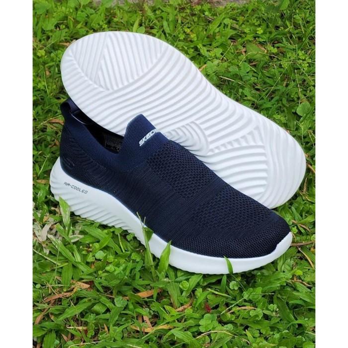 Sepatu Original Skechers Matera Graftel Slip On / Sketcher Pria
