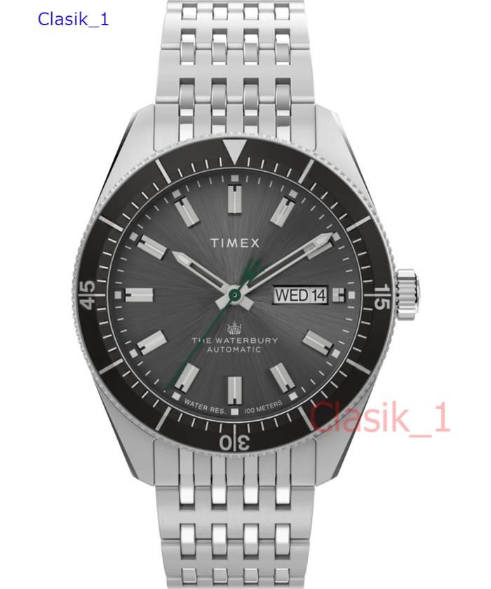 Original 100% Jam Tangan Pria TIMEX TW2V24900 The Waterbury Automatic