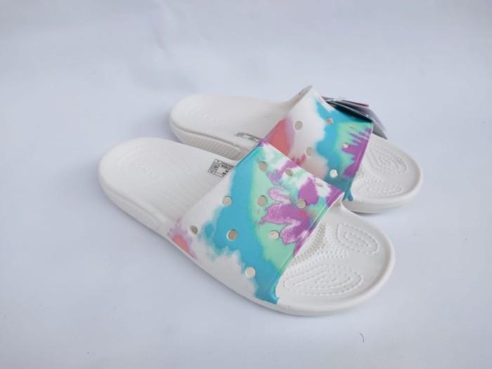 Sendal Crocs Slide Tie Dye/Crocs/Crocs Slide/Sendal Pria Wanita/Unisex