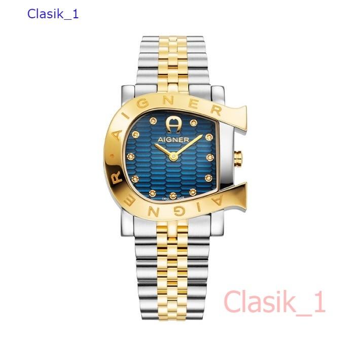 Original AIGNER AGW.249002 Massa Due Jam Tangan Wanita Swiss Made