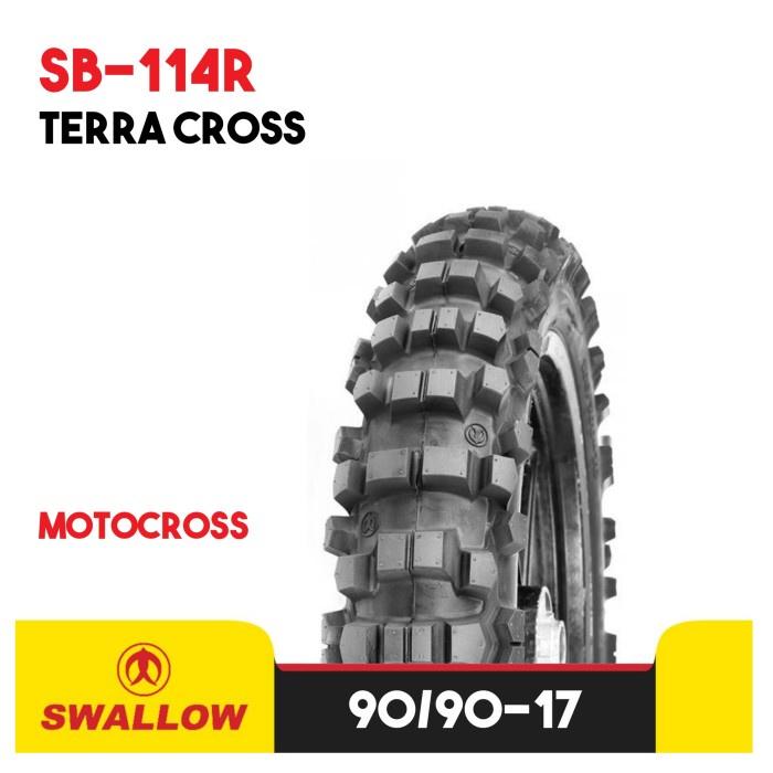 BAN LUAR MOTOR RING 17 SWALLOW TERRA CROSS SB-114 R TRAIL  90/90 TT