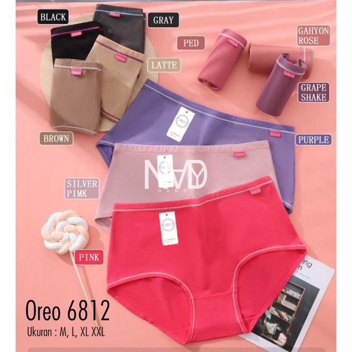Celana Dalam Wanita LupoOreo Art 6812 Bundle 3 & 6 Pcs CD LupoOreo M L XL XXL