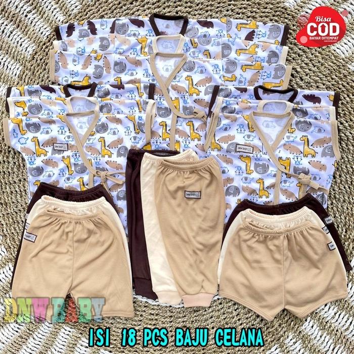 18 PCS Baju Bayi Baju Bayi Kimono Baju Bayi Baru Lahir Kekinian Kimono