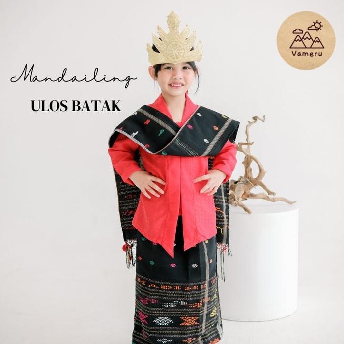 BAJU ADAT ANAK BATAK MANDAILING ULOS NEW!!