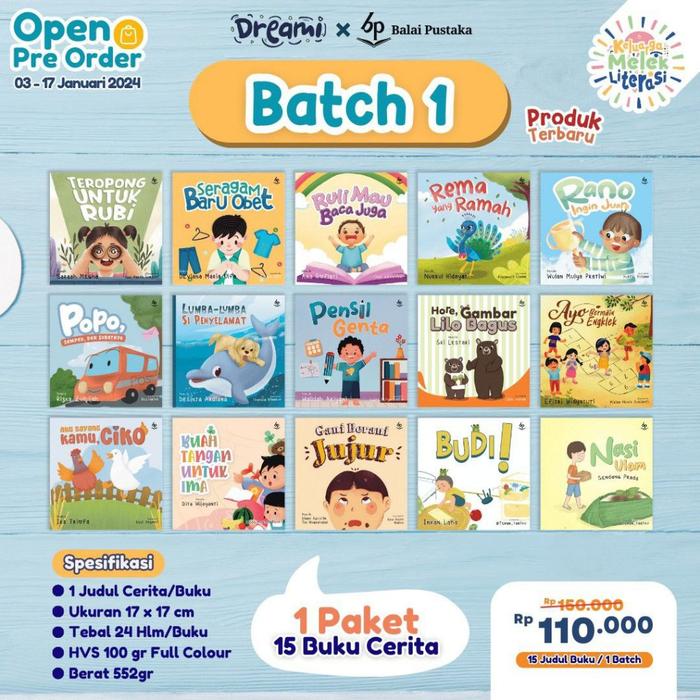 [Judul Satuan] Keluarga Melek Literasi Balai Pustaka Dreami - Buku