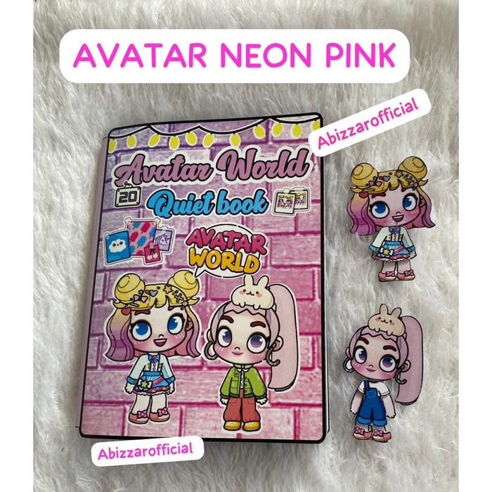 TOCA AVATAR NEON PINK WORLD QUIET BOOK MY BUSY CANDY HOME MAINAN