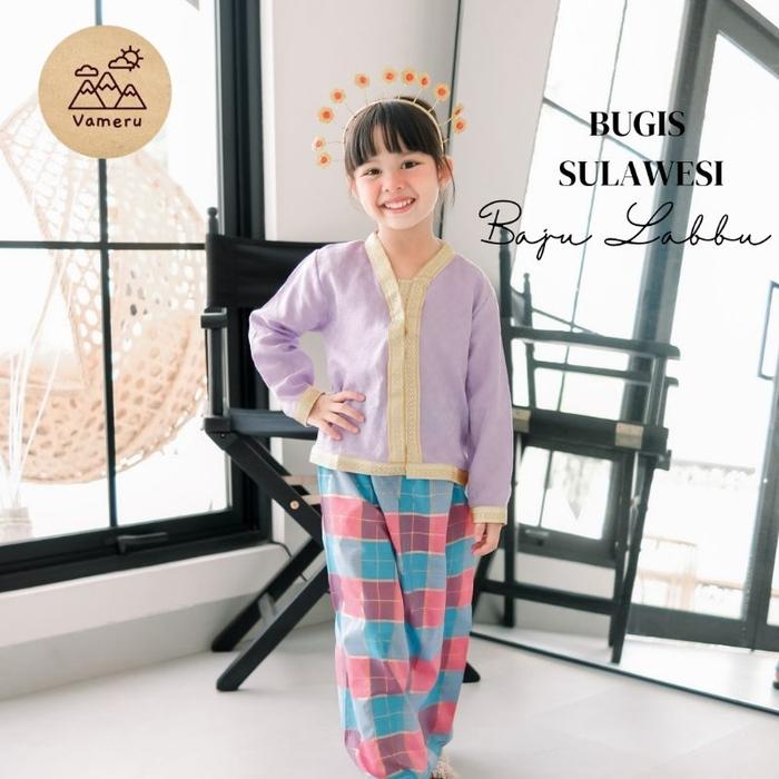 BAJU ADAT ANAK BUGIS SULAWESI BAJU LABBU BAJU BODO NEW!!