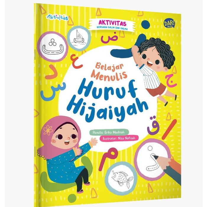 Buku Aktivitas Bersama Salim Dan Salma: Belajar Menulis Huruf Hijaiyah