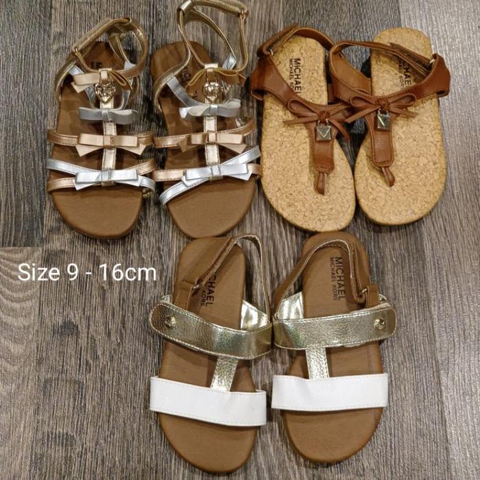 ORI Michael Kors MK Sandals Baby Toddler Sandal Bayi Balita Keren Sisa