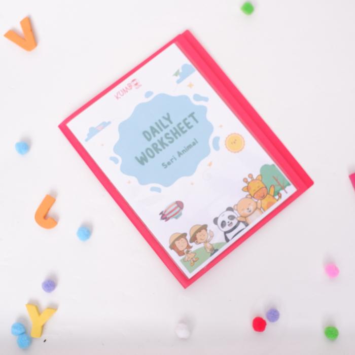 Buku Aktivitas Anak Daily Worksheet Anak TK PAUD Presschool Kegiatan