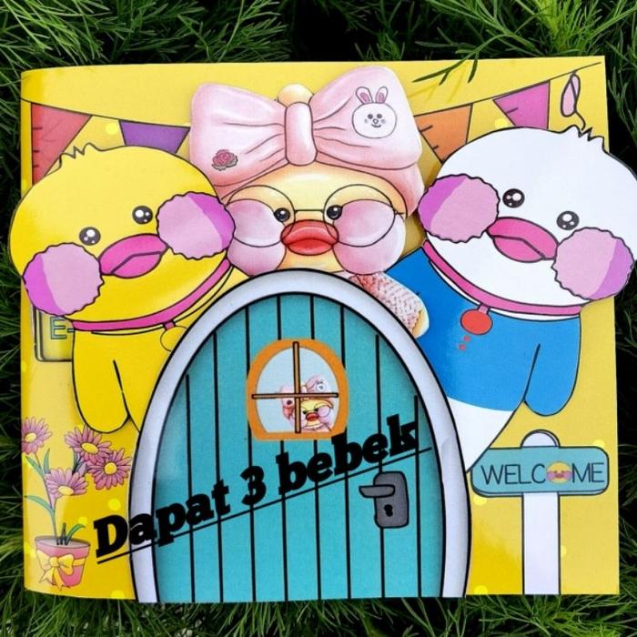 BEBEK VIRAL PAPER DUCK MAINAN ANAK EDUKASI BUKU AKTIFITAS ANAK PAPER