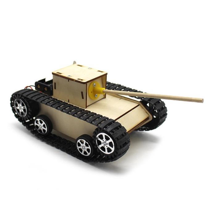 DIY Tank Keren Bisa Jalan Alat Peraga Fisika Elektronika Mainan