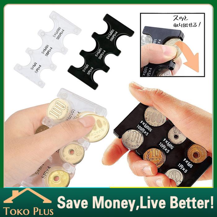 Japan Coin Organizer Dispenser Tempat Koin Jepang Yen Dompet