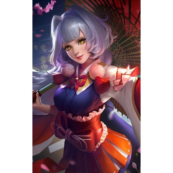 KAGURA CHERRY WITCH / AMETHYST WIZZARD KOSTUM MLBB